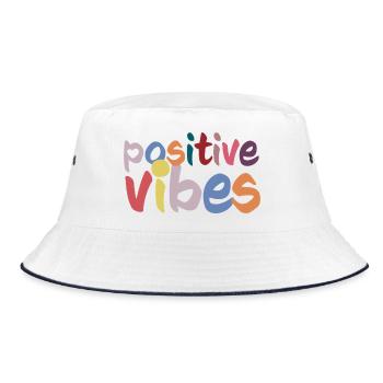 Ondes positives - Bob - blanc/marine - Devant