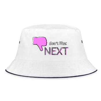 Don't like: Next - Bucket Hat - white/navy - Front