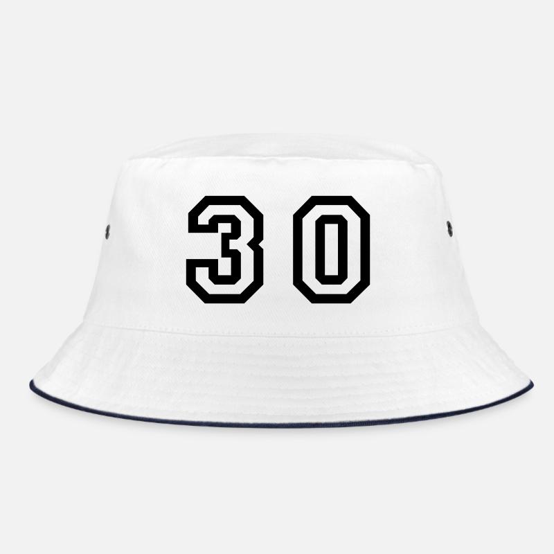 Number - 30 - Thirty Bucket Hat