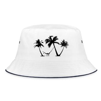Vacances sous les palmiers - Bob - blanc/marine - Devant