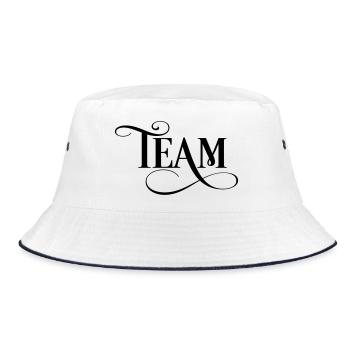 team - Bucket Hat - white/navy - Front
