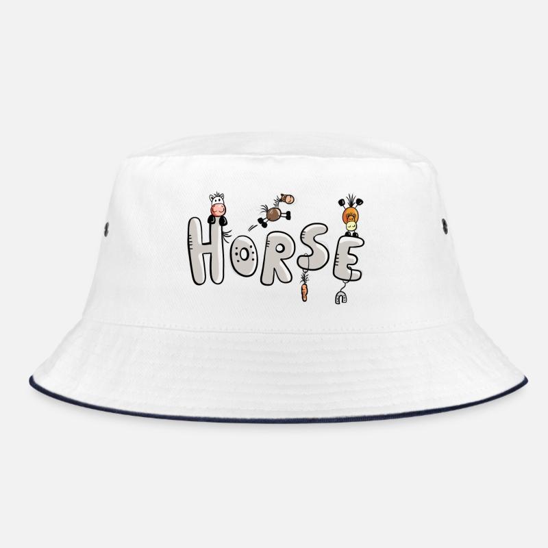 Pferde Schriftzug Bucket Hat
