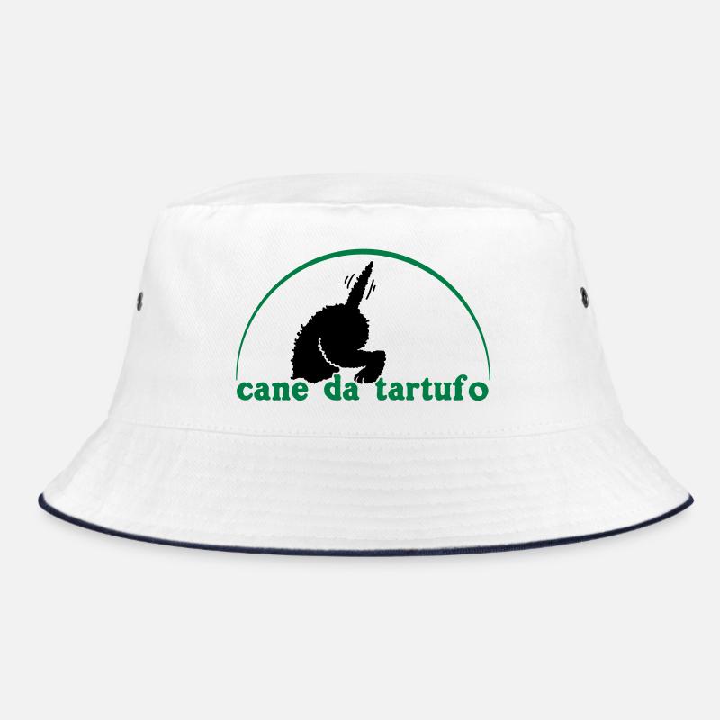 Trüffel6 2 - Bucket Hat - Weiß/Navy