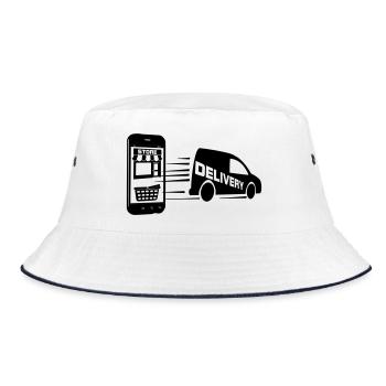 Achats en ligne et livraison de voiture - Bob - blanc/marine - Devant
