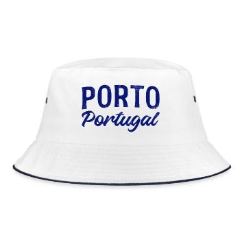 Lettrage Porto Portugal - Bob - blanc/marine - Devant