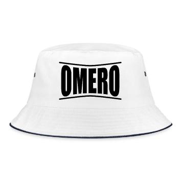 Omero t-shirt t-shirt idée cadeau - Bob - blanc/marine - Devant