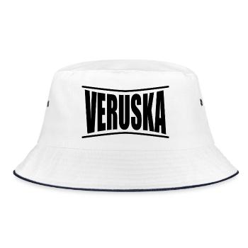 Veruska t-shirt t-shirt idée cadeau - Bob - blanc/marine - Devant