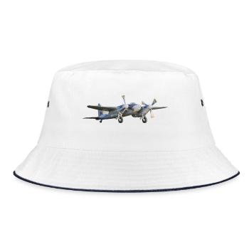 Mosquito - Bucket Hat - white/navy - Front
