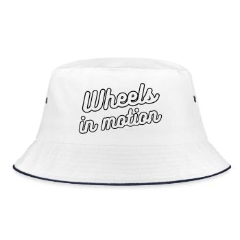 Roues en mouvement. Pour les personnes en fauteuil roulant # - Bob - blanc/marine - Devant