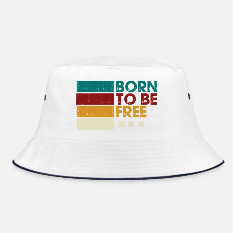 Logo rayé Born to Be Free Bob