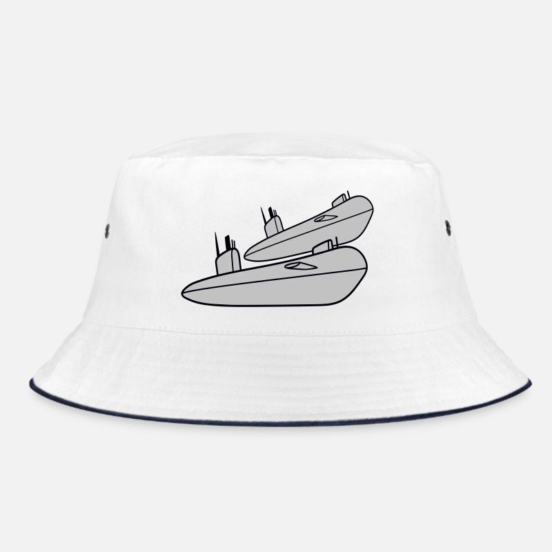 2 Submarines Fleet Two Squadrons Group Team Crew Bucket Hat