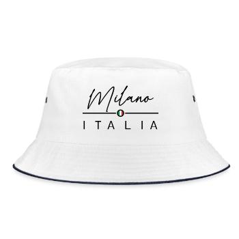 Italie - Milano - Milan - Italien - Italie - Bob - blanc/marine - Devant