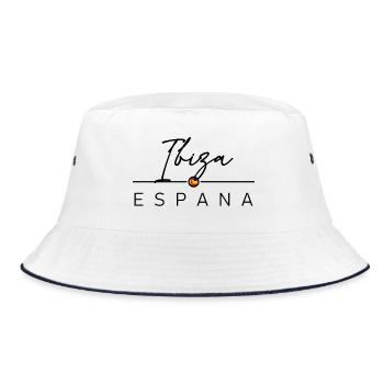 Spain - Ibiza - Spain - España - Bucket Hat - white/navy - Front