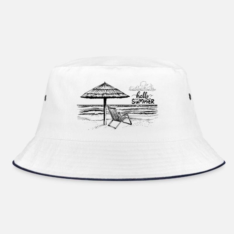 Hello Summer - Bob - blanc/marine