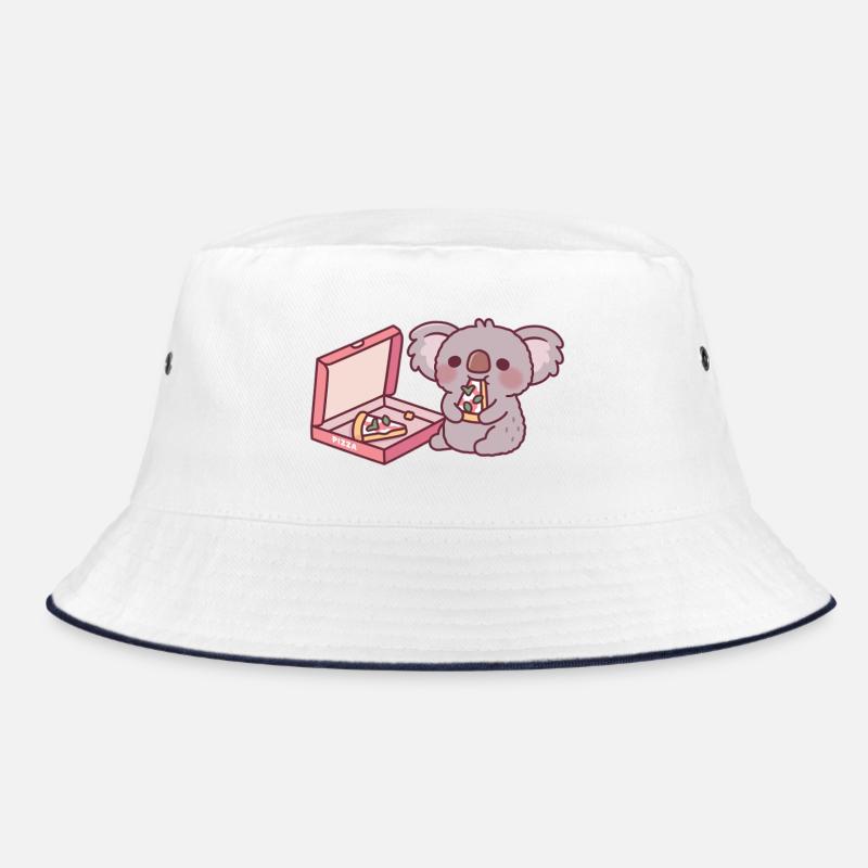 Süßer Koala-Bär, der Pizza isst Bucket Hat