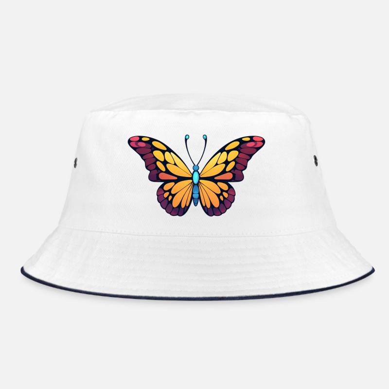 Farbprächtiger Schmetterling Bucket Hat
