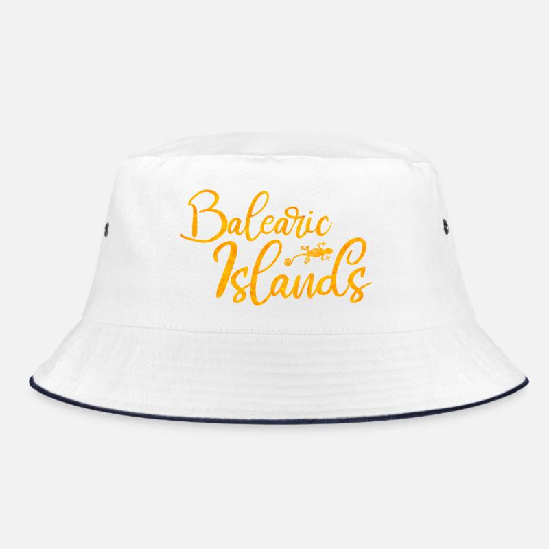 Balearic Islands lettering Bucket Hat