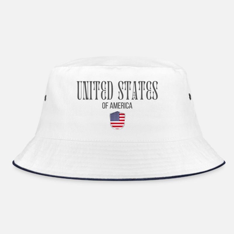 American pride, minimalist sleek design Bucket Hat
