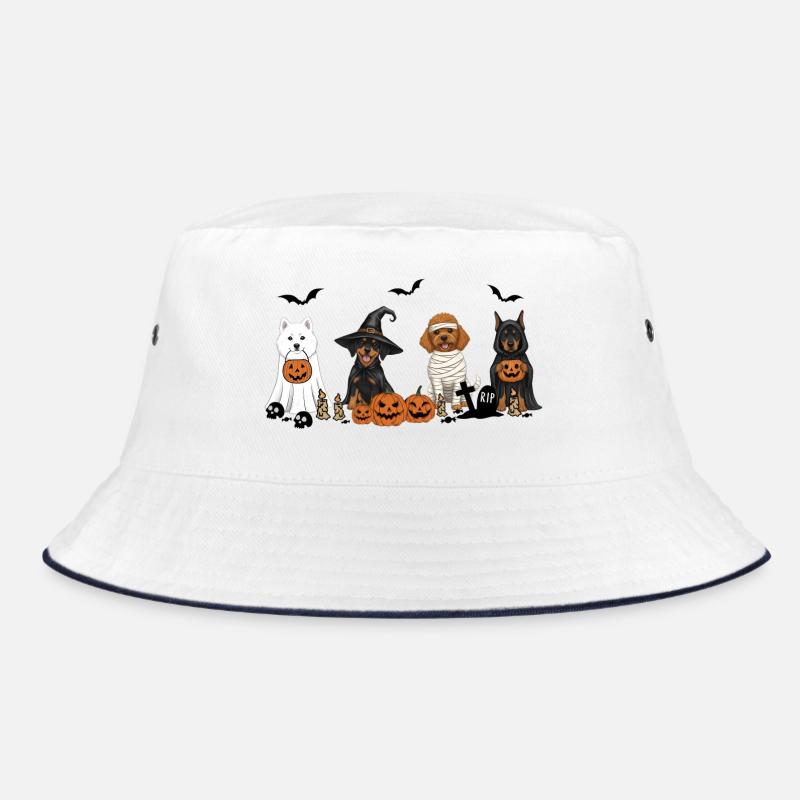 Hunde-Halloween Bucket Hat