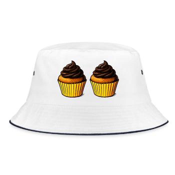 Délice du cupcake - Bob - blanc/marine - Devant