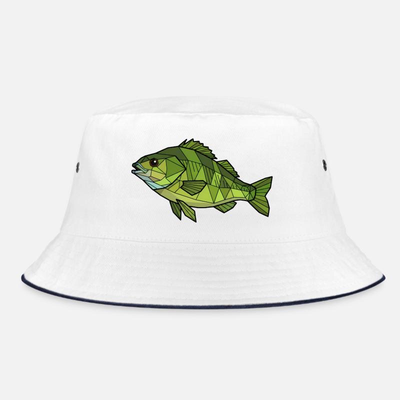 Geometric Perch Low Poly Bucket Hat