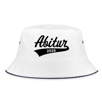 Abitur 2026 (Abiturient / Abi / Hochschulreife B) - Bob - blanc/marine - Devant