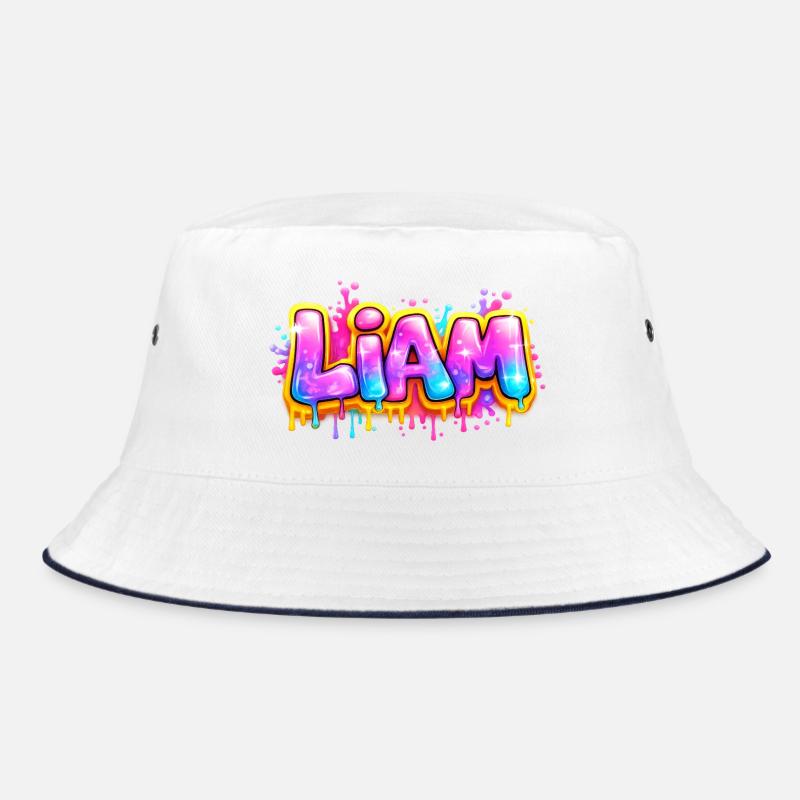 LIAM GRAFFITI NAME FOR PERFECT GIFT PRINTABLE Bucket Hat