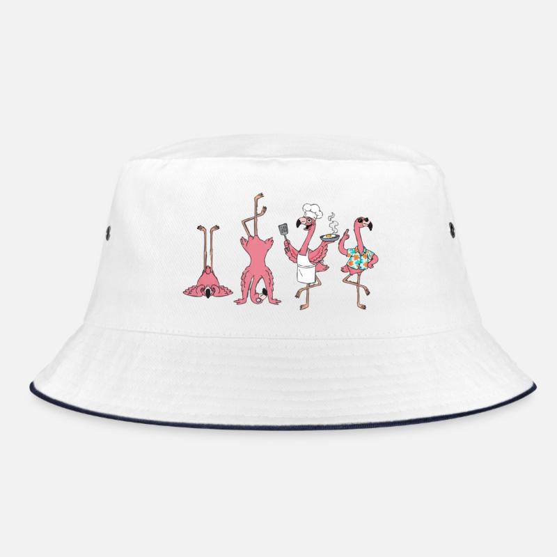 Flamingos: Koch und Küchencoach Bucket Hat