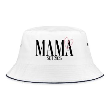 Maman depuis 2026 - Bob - blanc/marine - Devant