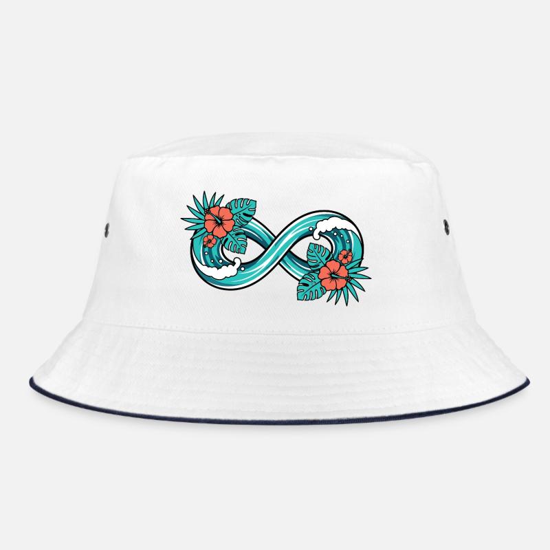 Infinite Tropical Wave Bucket Hat