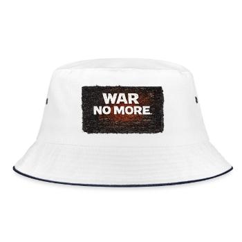 War No More – Sticker Peace & Humanity - Bucket Hat - white/navy - Front