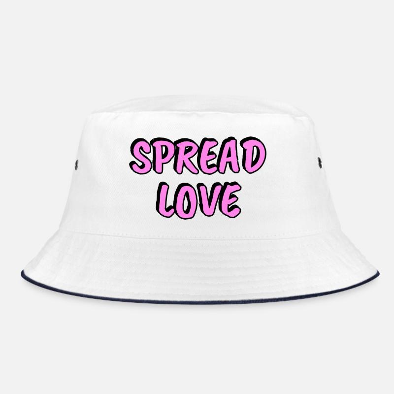 Spread Love — Pink  Bucket Hat