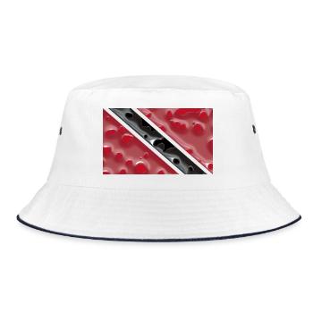 Land Tobago - Bucket Hat - Weiß/Navy - Vorne