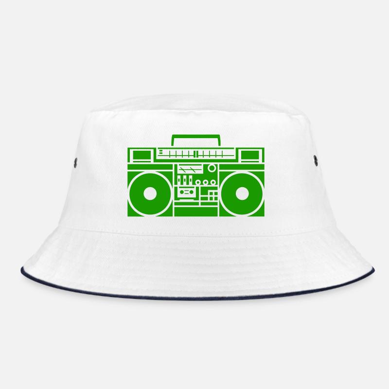 Ghetto Blaster Boombox Silhouette Bob