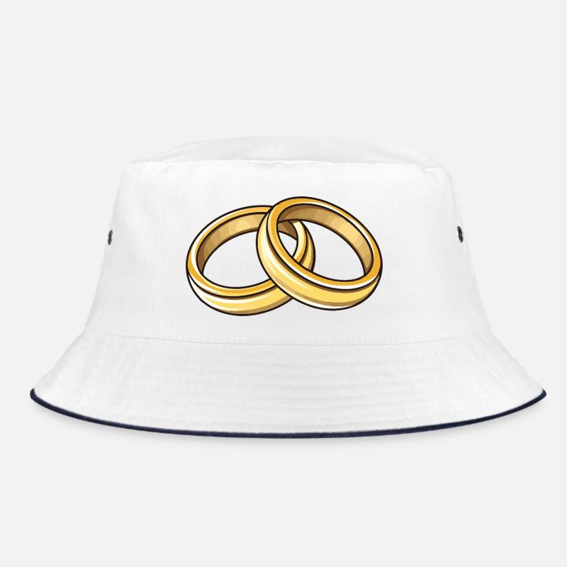Wedding Wedding Rings Bucket Hat