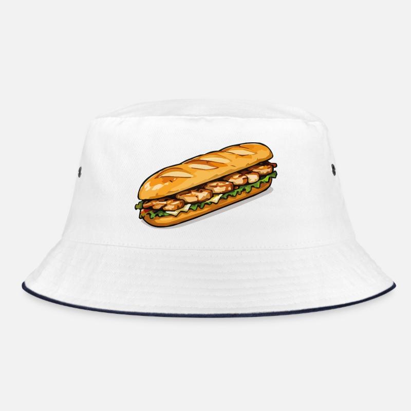 Gegrilltes Hähnchen Sub Kunst Bucket Hat