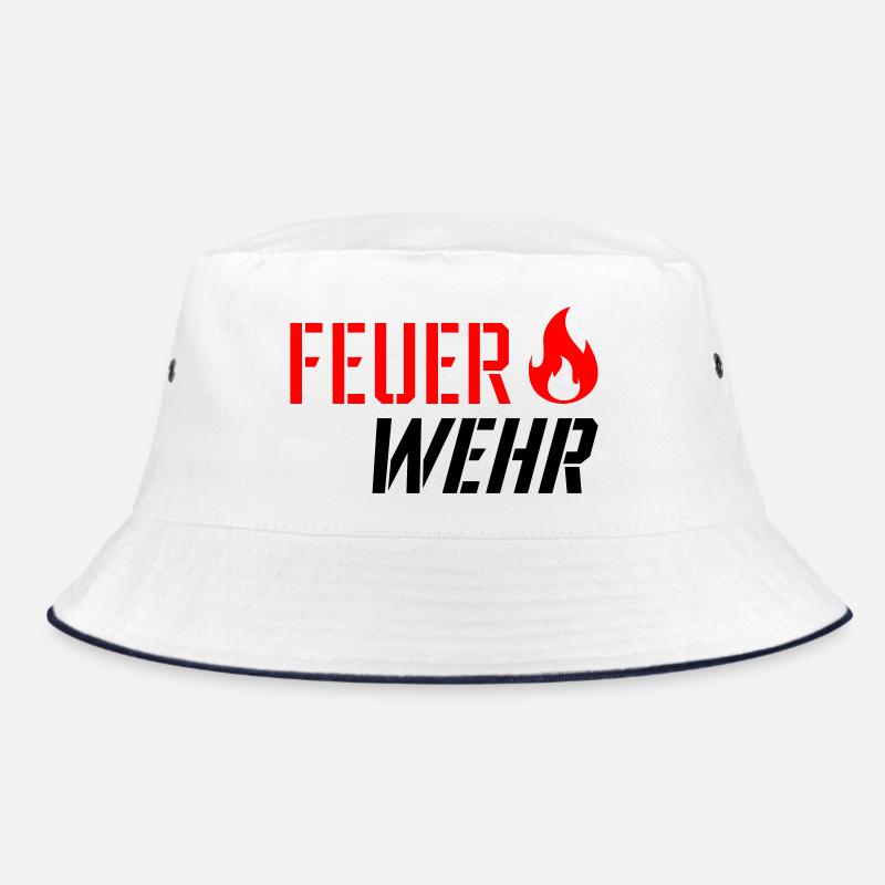 Fire brigade - Bucket Hat - white/navy