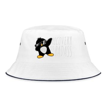 La récupération est la posture de danse du pingouin badabing - Bob - blanc/marine - Devant