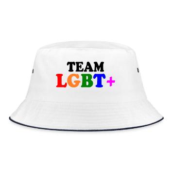 Team lgbt - Bob - blanc/marine - Devant