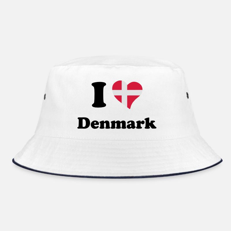 I love Denmark Bucket Hat