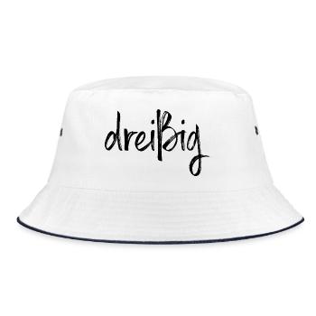 30 dreißig 30. Geburtstag 30 Jahre Geschenk - Bucket Hat - Weiß/Navy - Vorne