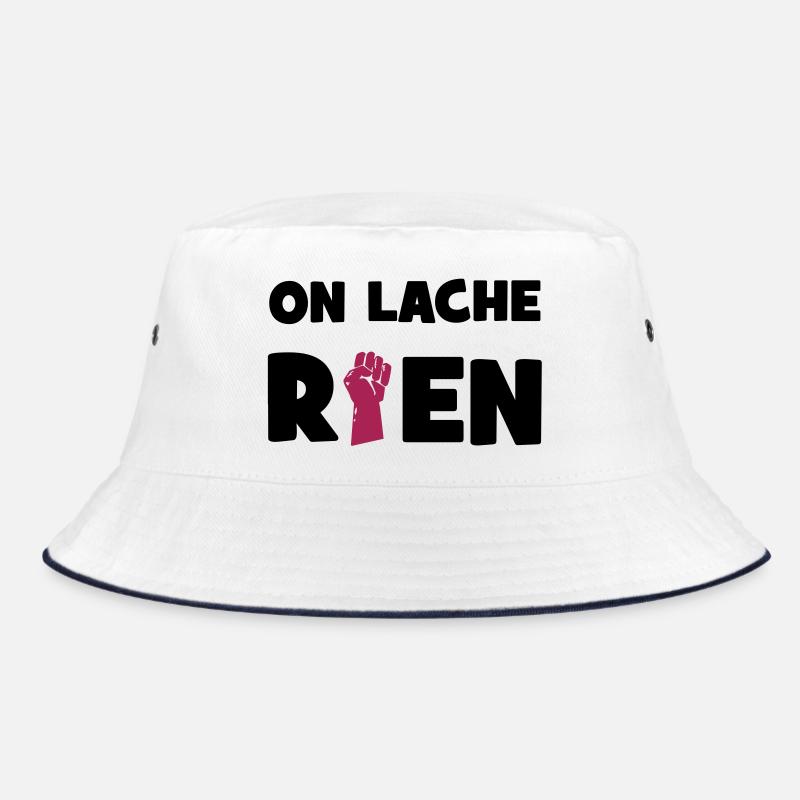 On lâche rien ! - Bob - blanc/marine