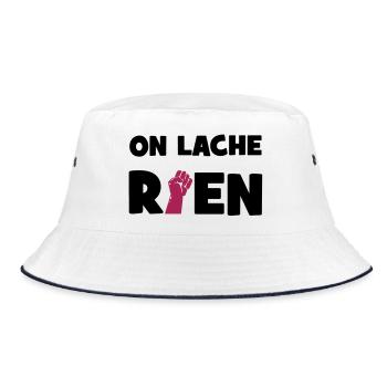 On lâche rien ! - Bob - blanc/marine - Devant