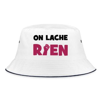 On lâche rien ! - Bob - blanc/marine - Devant