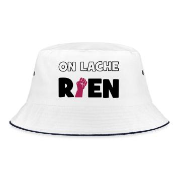 On lâche rien ! - Bob - blanc/marine - Devant