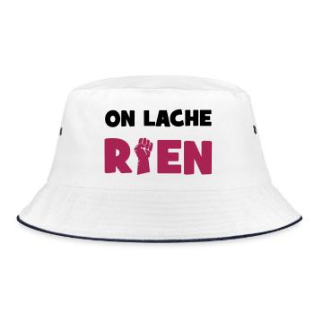 On lâche rien ! - Bob - blanc/marine - Devant