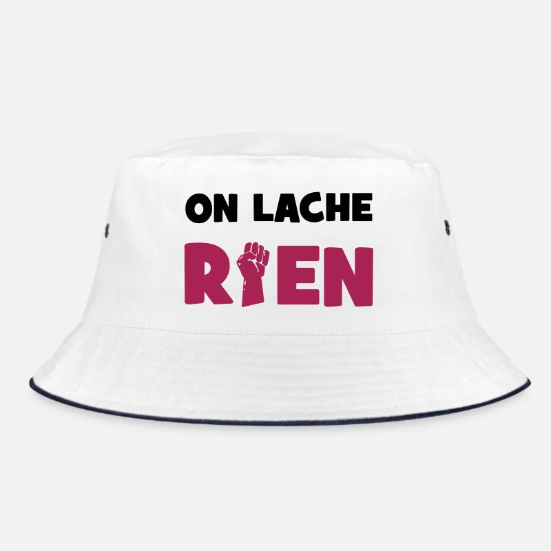 On lâche rien ! - Bob - blanc/marine