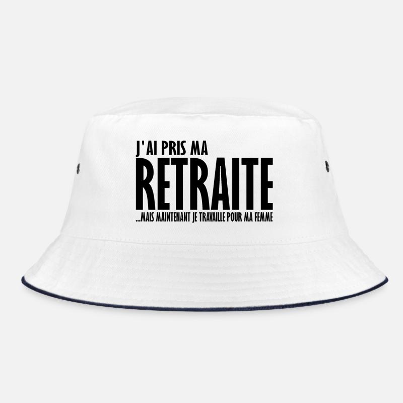 J'ai pris ma retraite - Bob - blanc/marine