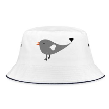 Moineau - Bob - blanc/marine - Devant