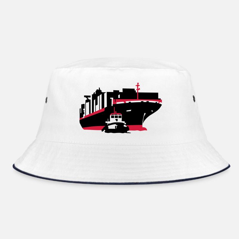 container ship Bucket Hat